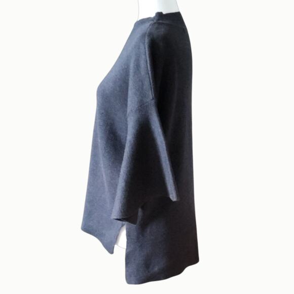 Anthropologie Sunday in Brooklyn Lorena Flutter Sleeve Gray Sweater | Women's S - Picture 5 of 9